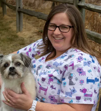 Kim Kellner, CVT at Memorial Drive Veterinary Clinic
